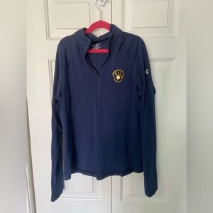women’s milwaukee brewers pullover MLB